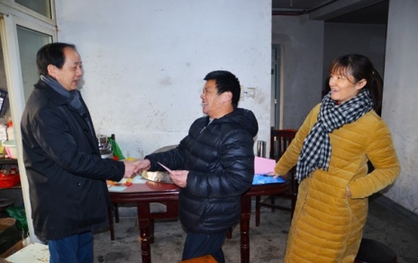 群眾冷暖掛心頭！公司黨總支開展春節(jié)前走訪慰問
